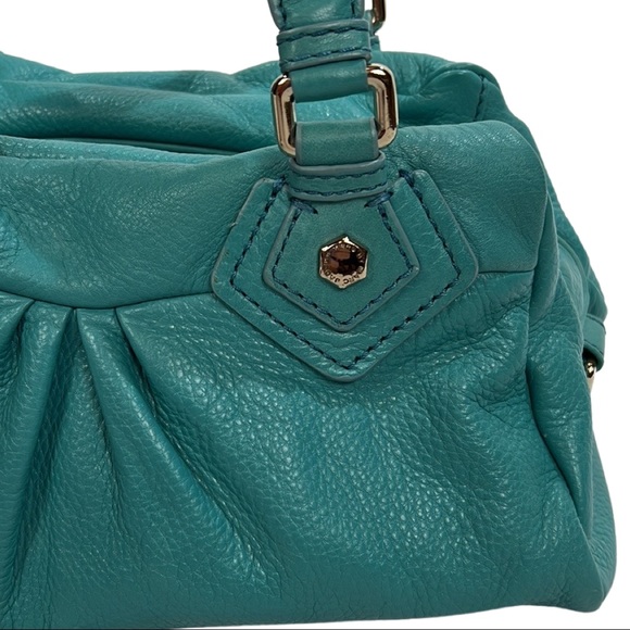 MARC BY MARC JACOBS CLASSIC Q GROOVEE LEATHER, Turquoise blue bag - Picture 6 of 16